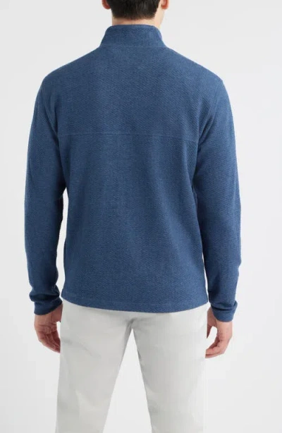 Johnnie-o Ransel Quarter Snap Placket Pullover In Blue