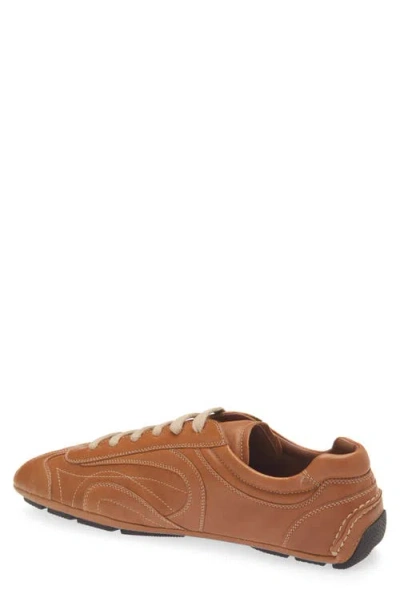 Prada Montecarlo Re-edition 2005 Antiqued Nappa Leather Sneakers In Multi