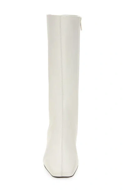 Courrèges White Heritage Flat Tall Boots In White