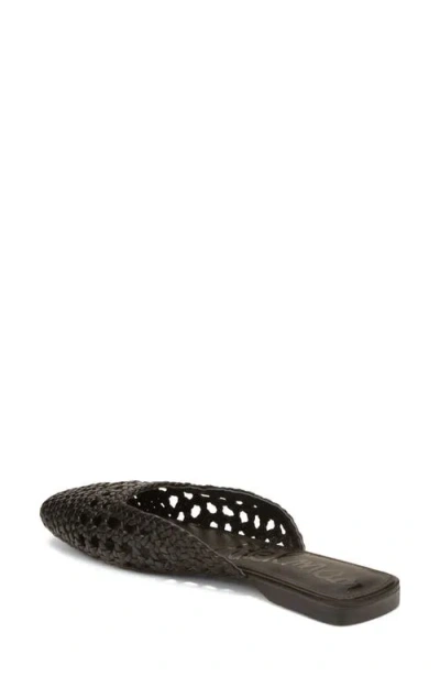 Sam Edelman Nola Woven Mule In Black