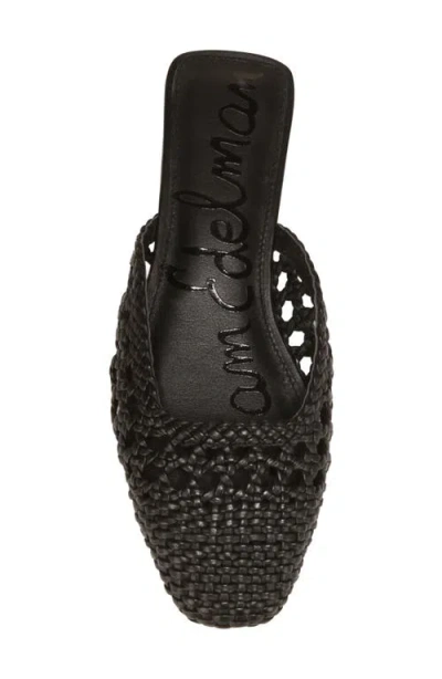 Sam Edelman Nola Woven Mule In Black