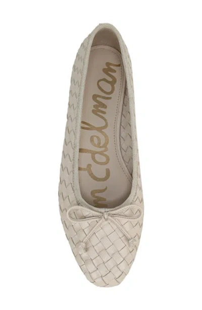 Sam Edelman Ruthie Woven Ballet Flat In Neutral