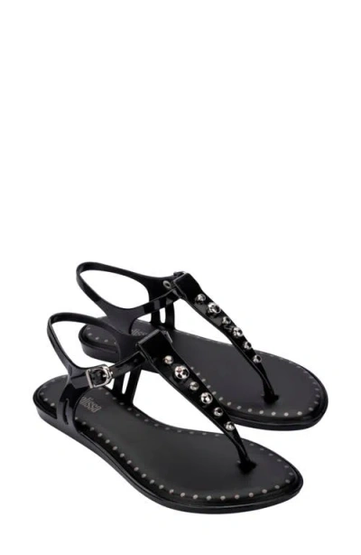 Melissa Solar Boho Ankle Strap Sandal In Black