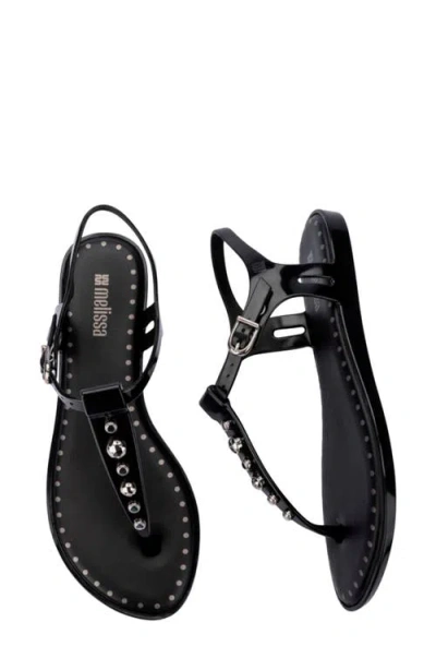 Melissa Solar Boho Ankle Strap Sandal In Black