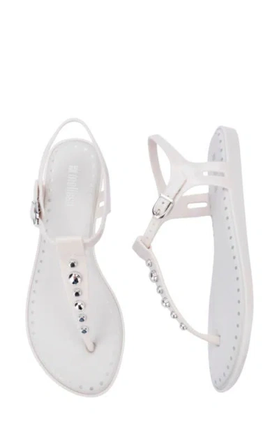 Melissa Solar Boho Ankle Strap Sandal In White