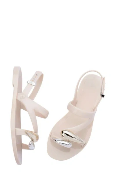 Melissa Iris Slingback Sandal In Neutral