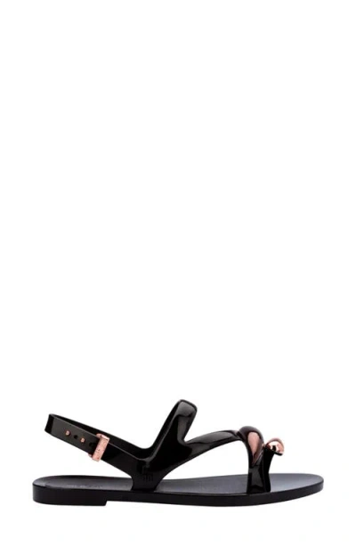 Melissa Iris Slingback Sandal In Black