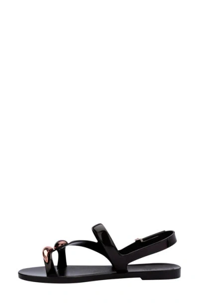 Melissa Iris Slingback Sandal In Black