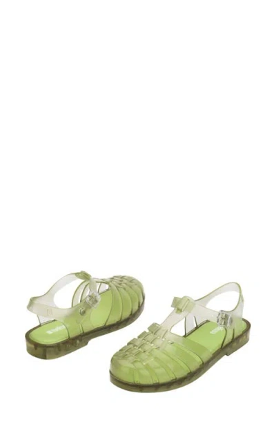 Melissa Possession Jelly Sandals Glass Green