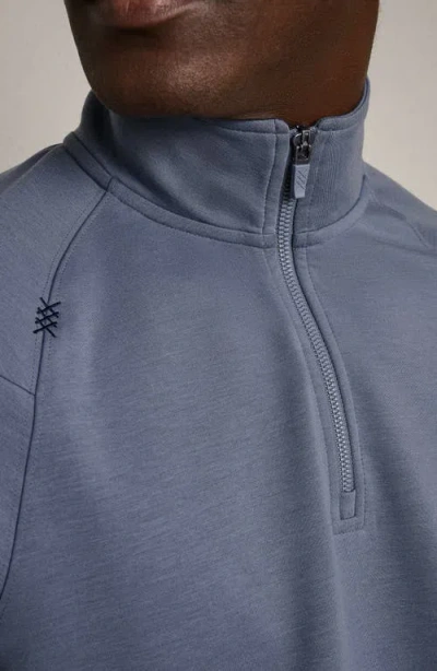 Rhone Dreamstate Quarter Zip Pullover In Blue