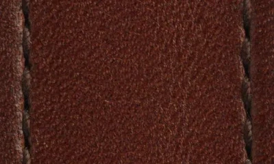 Saint Laurent Cassandre Logo Skinny Leather Belt In Brown