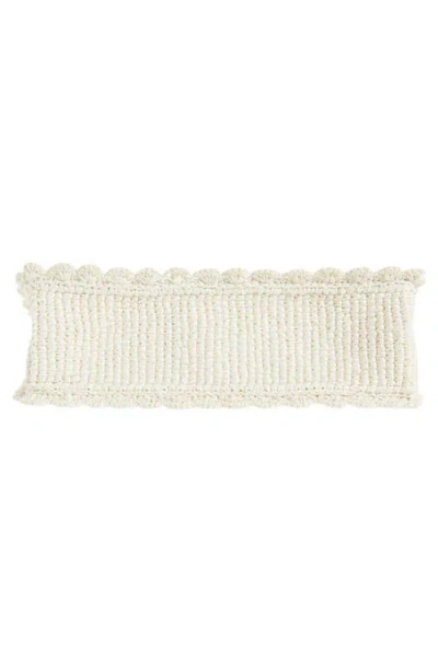 Jacquemus La Spiaggia Embellished Lace-raffia Bag In White