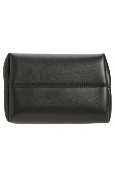 Jacquemus Le Berlingot Black Crossbody Bag With Removable Strap In Leather For Women In Black