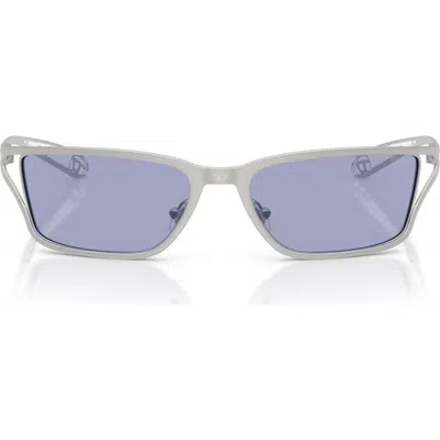 Diesel Rectangle Sunglasses In Blue
