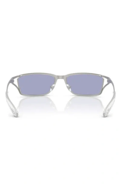 Diesel Rectangle Sunglasses In Blue