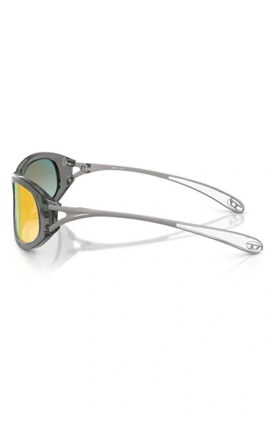 Diesel Geometric-frame Sunglasses In Multi