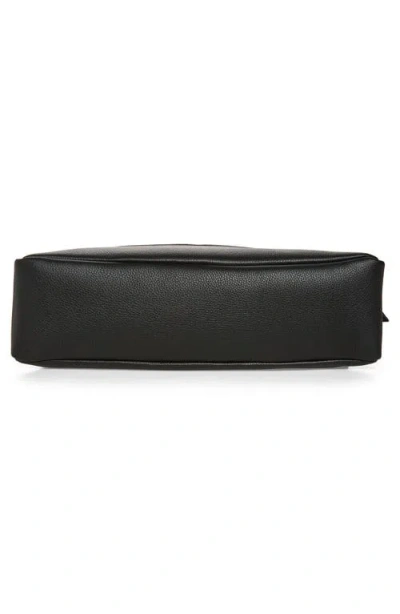 Max Mara Skippers Textured-leather Shoulder Bag In Black