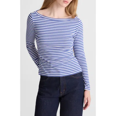 Madewell The 90s Boat Neck Tee French Blue