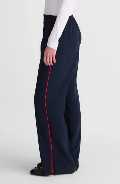 Madewell Pull-on Bootcut Track Pants In Blue