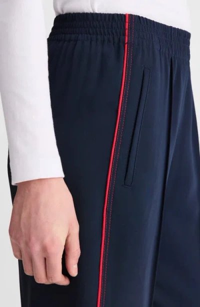 Madewell Pull-on Bootcut Track Pants In Blue