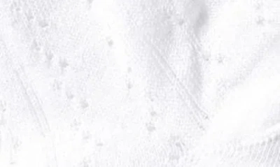 Stems 3 Pack Pointelle Mid Crew Socks In White