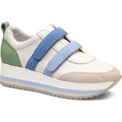 Johnston & Murphy Gracie Double Strap Platform Sneaker In Multi