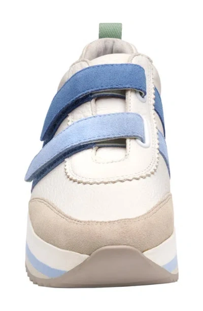 Johnston & Murphy Gracie Double Strap Platform Sneaker In Multi