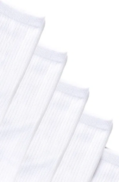 Stems 5-pack Everyday Ankle Socks In White