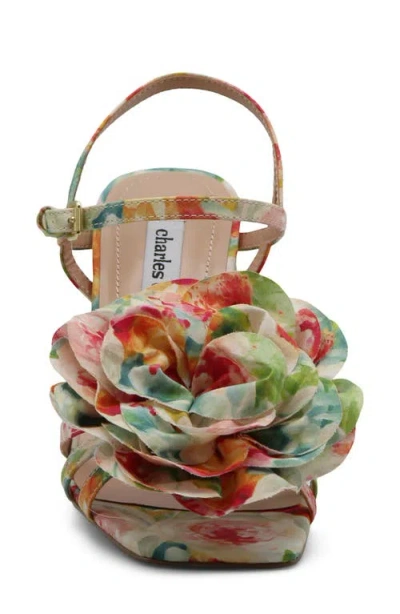 Charles David Restless Ankle Strap Sandal In Multi