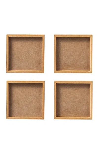 Glitzhome Block 4-pc. Valentines Day Tabletop Decor In Multi