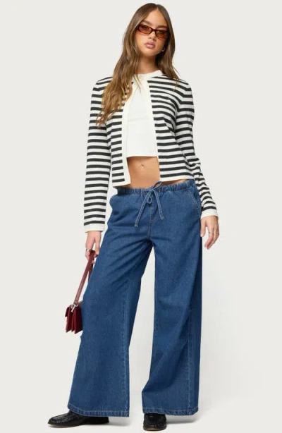 Edikted Jenie Split Front Cardigan In Multi