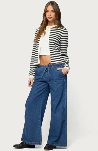 Edikted Jenie Split Front Cardigan In Multi