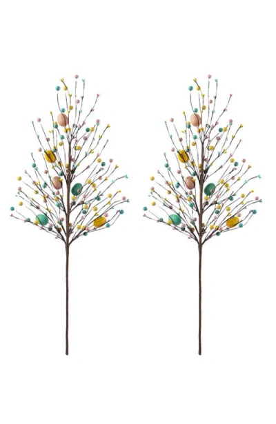 Glitzhome Berries And Eggs Pick In Multi