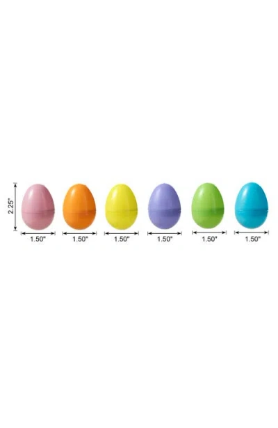 Glitzhome 90pk 2.25"h Easter Plastic Fillable Eggs In Multi