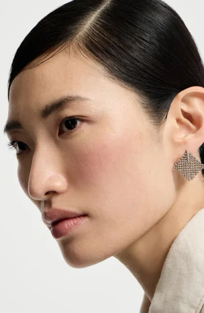 Brunello Cucinelli Pair Of Earrings In Silver