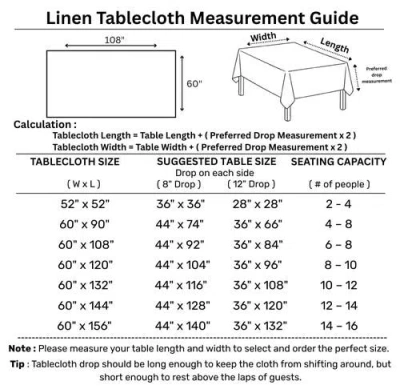 Solino Home Linen Tablecloth