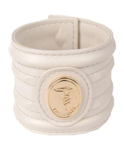 Shop Trussardi Bracelet In Ivory