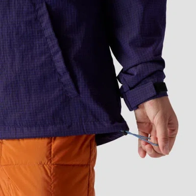 Stoic Ripstop Pullover Jacket In Purple