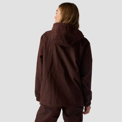 Stoic Ripstop Pullover Jacket In Brown