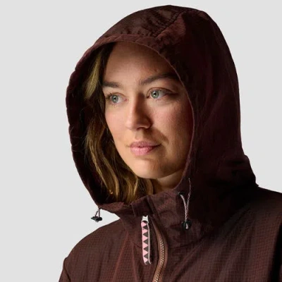 Stoic Ripstop Pullover Jacket In Brown