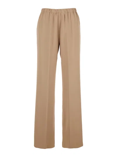 Antonelli Elasticated Trousers In Neutral