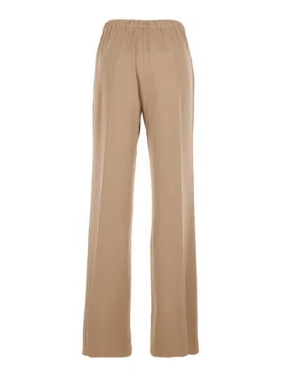 Antonelli Elasticated Trousers In Neutral