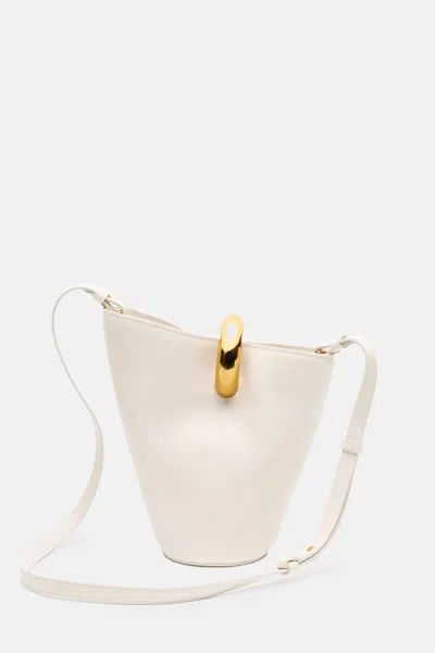 Jacquemus Structured Shoulder Bag Detachable Strap In Blue