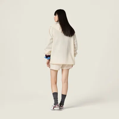 Miu Miu Technical Fabric Shorts In White