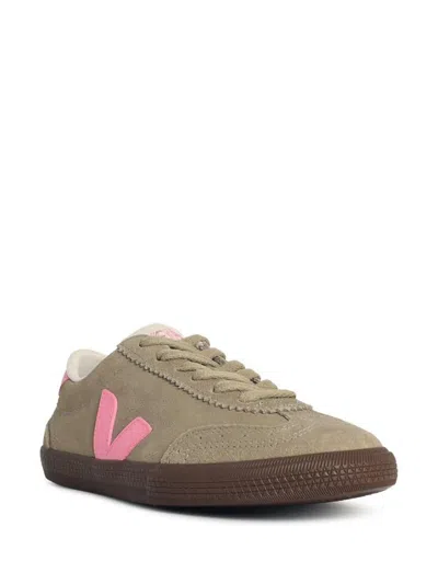 Veja Sneakers Volley Suede Taupe Malibu Bark In Gray
