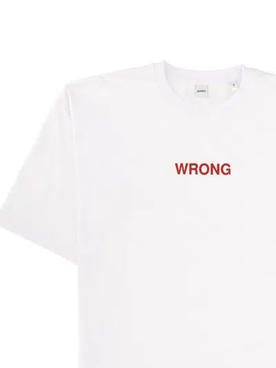 Aspesi T-shirt With Print In White