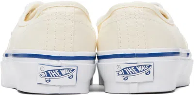 Vans Woman Sneakers Off White Size 8 Textile Fibers In Multi