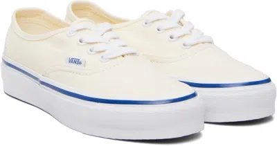 Vans Woman Sneakers Off White Size 8 Textile Fibers In Multi