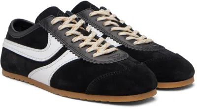 Dries Van Noten Elisabetta Franchi Blue Cotton Lyocell Jeans In Animal Print