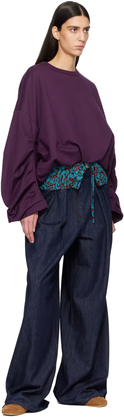 Dries Van Noten Women Beige Low-top Sneakers With Two-tone Lace-up In Suede Woman In Brown